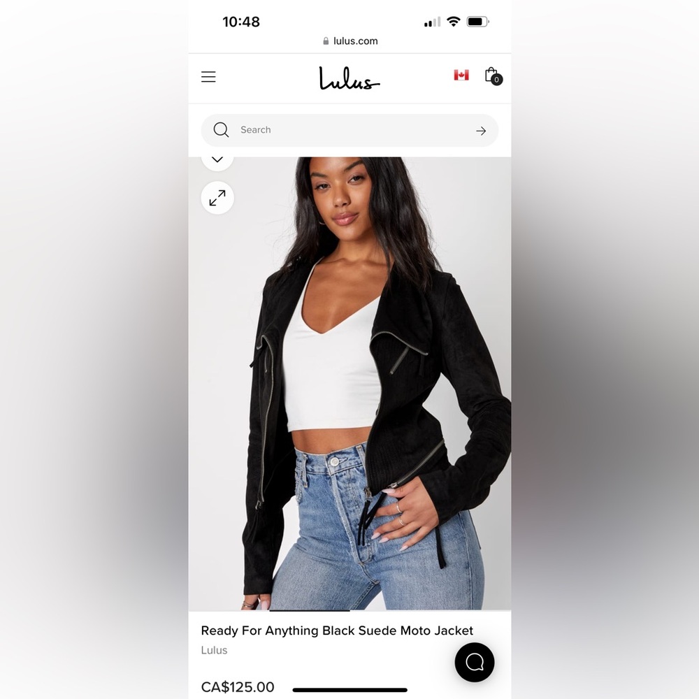 Lulus moto jacket
